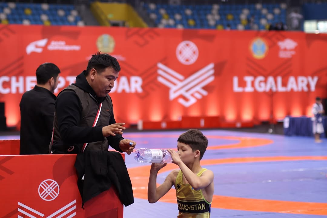 Кіші жасөспірімдер арасындағы күрес түрлерінен «CHEMPIONDAR LIGALARY» жарысының I туры өтуде