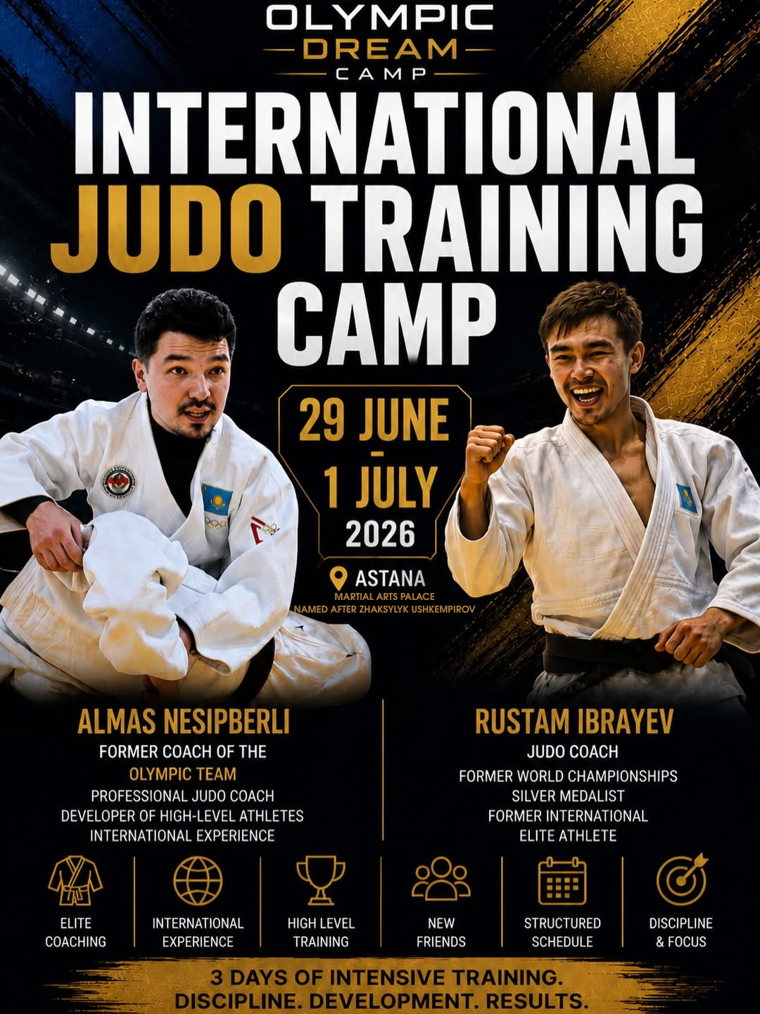 Дзюдодан OLYMPIC DREAM CAMP 2026 лагері өтеді