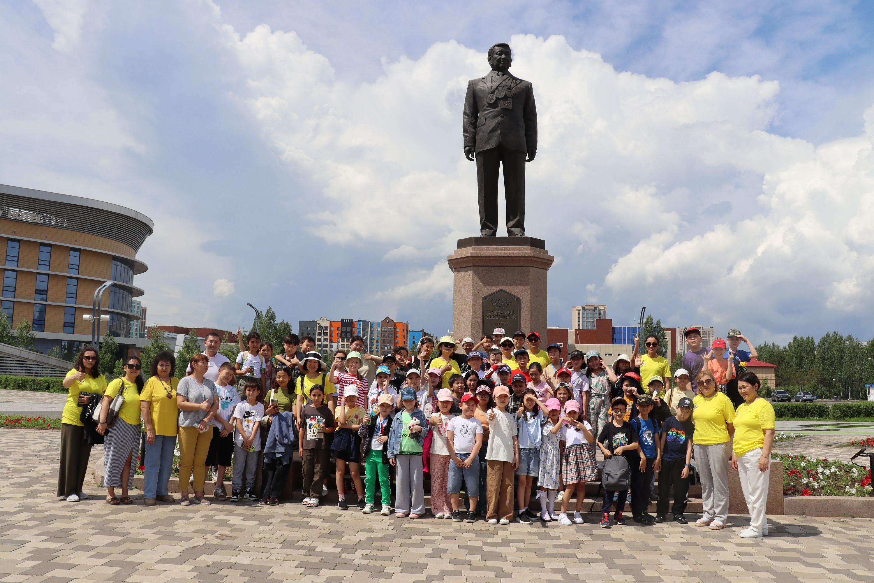 Сегодня дети школы-гимназии №97 посетили Дворец единоборств им. Ж. Ушкемпирова